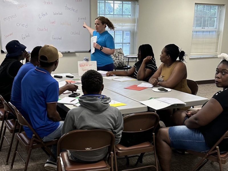 The Welcome Project hosted by Southgate, organized by the Nehemiah Foundation, and equipped by the Literacy Center, harnessing volunteers from 20+ local churches.