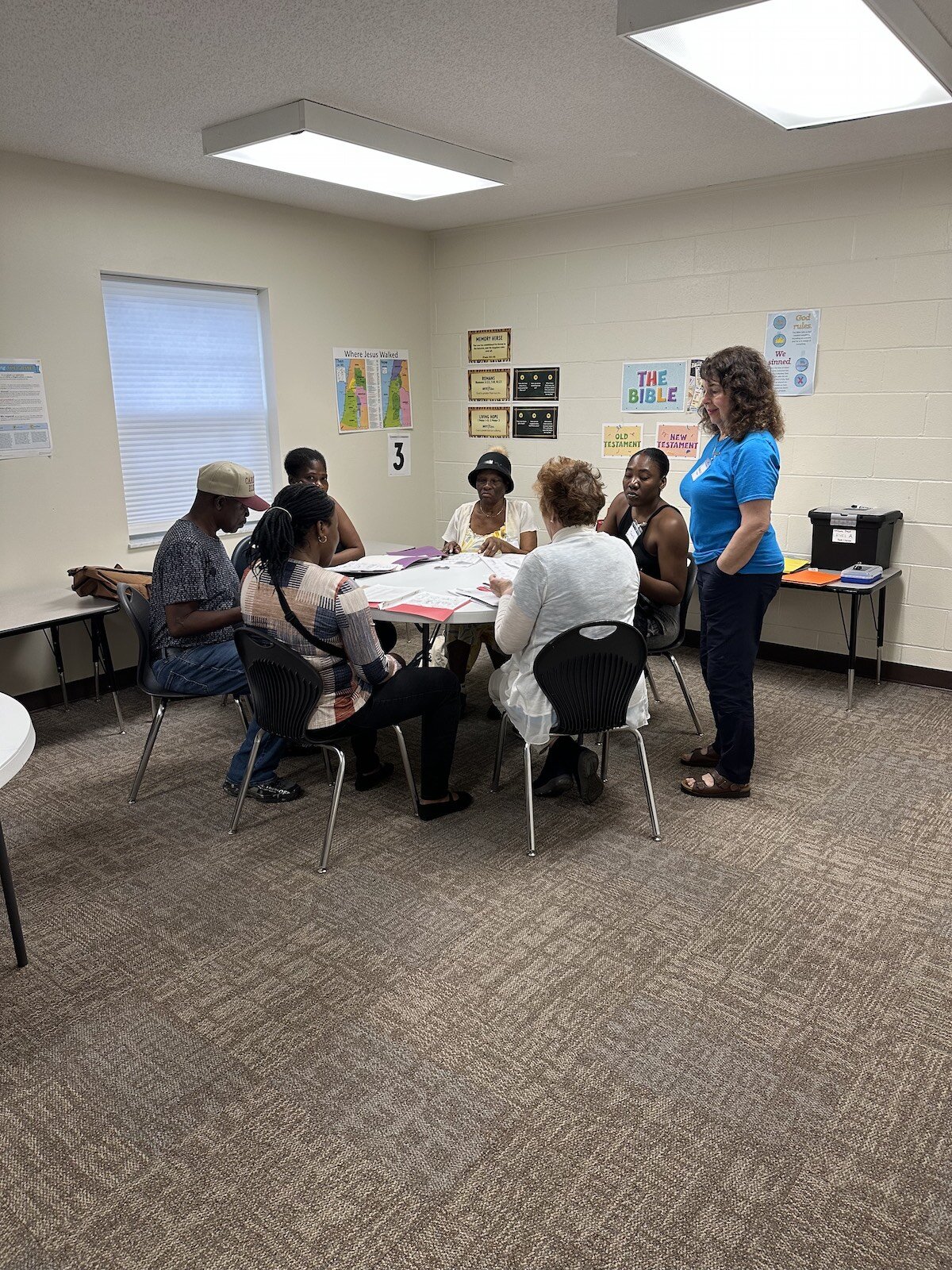 The Welcome Project hosted by Southgate, organized by the Nehemiah Foundation, and equipped by the Literacy Center, harnessing volunteers from 20+ local churches.