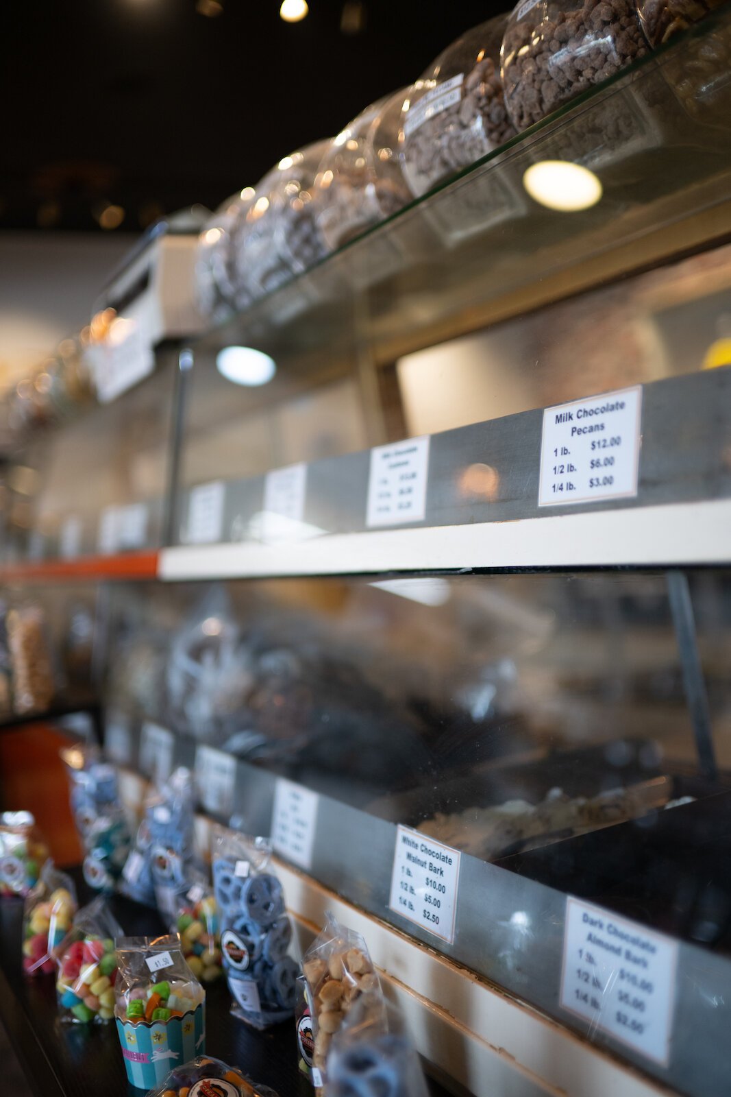 The Peanut Shoppe offers a variety of treats for customers to choose from.