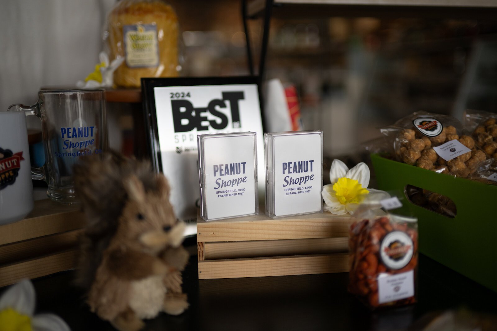 The Peanut Shoppe opened in 1937 by Planters as a National Peanut Corporation store.