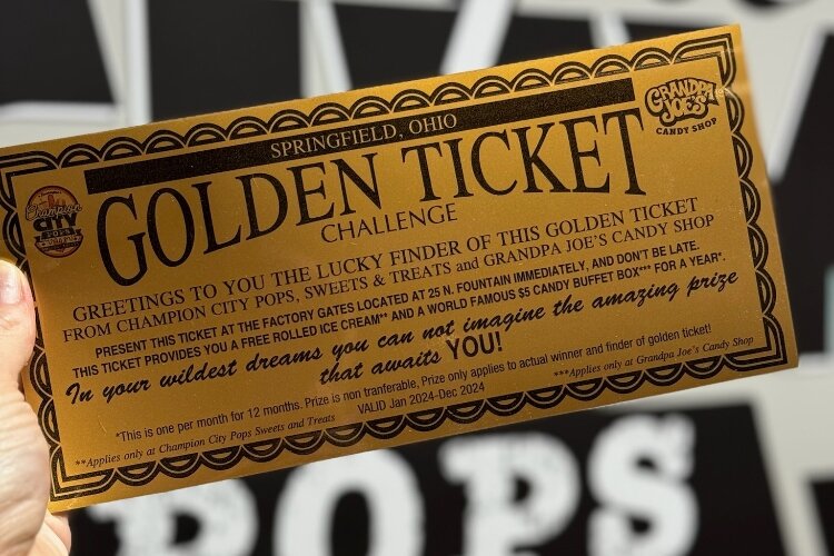 Golden Ticket find secures year worth of prizes – Hub Springfield