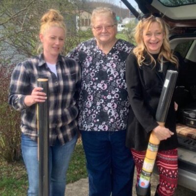 l.to r., Kalista Powell, Gail Workman, Modern Woodmen of America & Angela.  