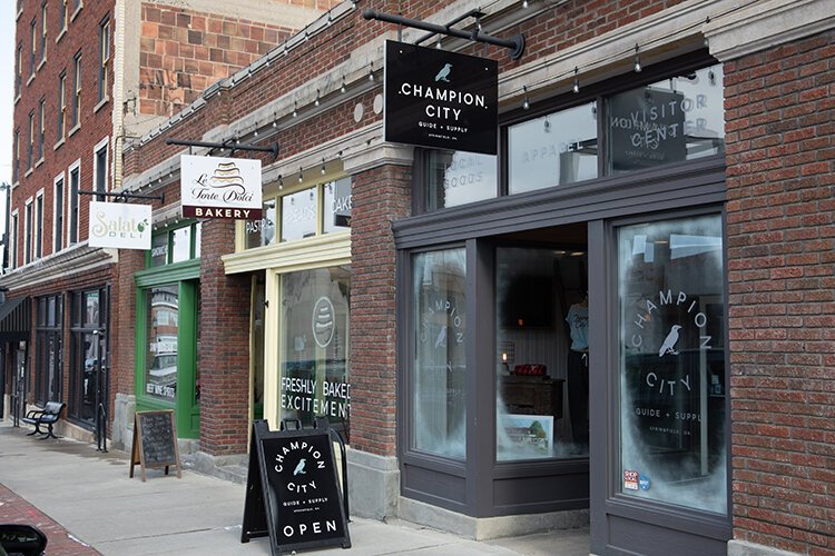 Fountain Avenue is home to many businesses where Hatfield spends a majority of his time during the day.