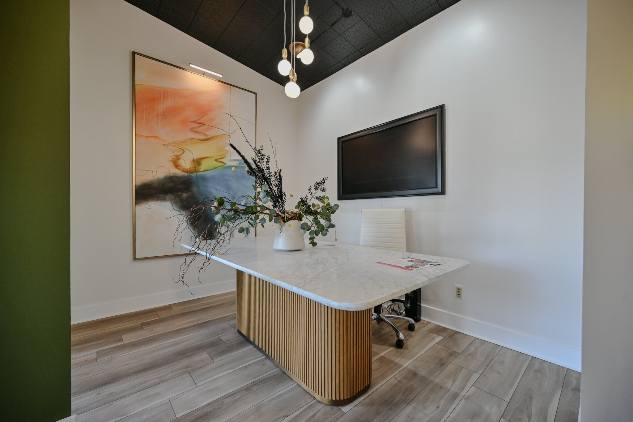 The Hive features office and co-working space.