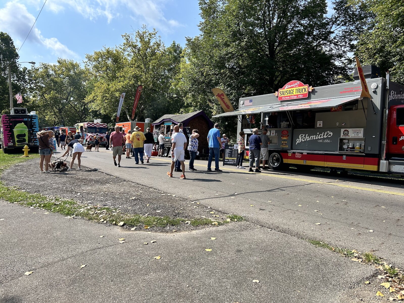 Event organizers estimate attendance falls between 5,000 and 10,000 people